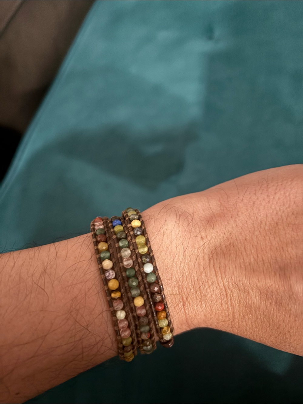 Chan Luu Multicolor Beaded Wrap Bracelet